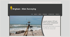 Desktop Screenshot of brighamsurveying.com