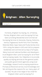 Mobile Screenshot of brighamsurveying.com