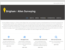 Tablet Screenshot of brighamsurveying.com